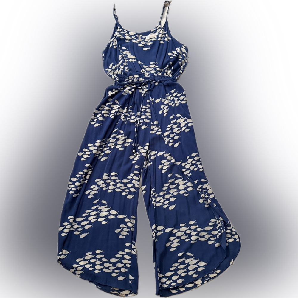 NWOT Rare Ava Sky Jumper Clara in Signature Fish Print – XS - Picture 2 of 10